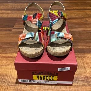 Vaneli Kadeem - Cork and Colored Sandal - 10M